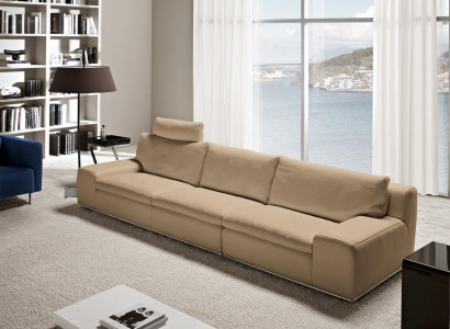 Sofa 4 Sitzer Big xxl Couch Sofas Couchen Wohnzimmer Design Viersitzer PRIANERA