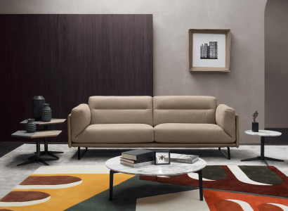 Luxus Dreisitzer Sofa 3 Sitz Sofas Moderne Möbel Couchen Beige Couch