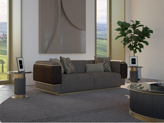 Dreisitzer Sofa Design Couch Polstermöbel Wohnzimmer Einrichtung Modern Design