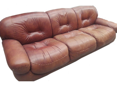 Chesterfield Klassischer Dreisitzer Sofa Wohnlandschaft Textilsofa 3 Sitz Couch
