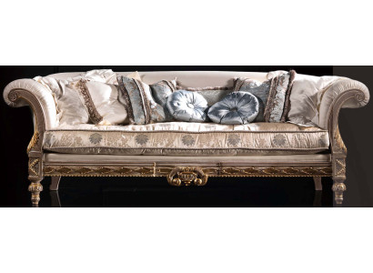 Chesterfield Klassischer Dreisitzer Sofa Wohnlandschaft Textilsofa 3 Sitz couch