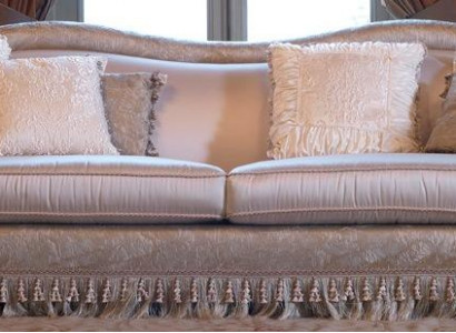 Chesterfield Klassischer Dreisitzer Sofa Wohnlandschaft Textilsofa 3 Sitz Neu