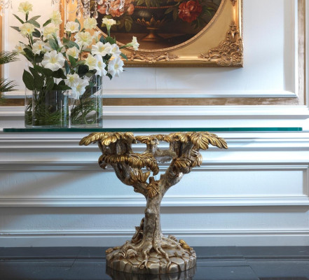 Konsolentisch aus Holz Konsolentisch aus Holz Wohnzimmer Beistelltische klassika