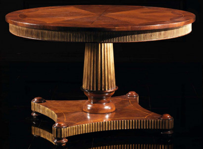 Rund Esstisch Tisch Echtholz Tische Esszimmer Möbel Klassische Esstische Holz