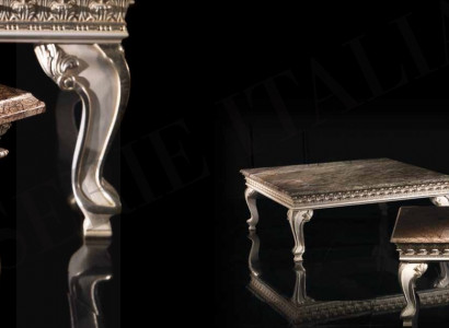 Couchtisch Tisch Beistelltisch Wohnzimmertisch Holz Royal Beistell Barock Tische