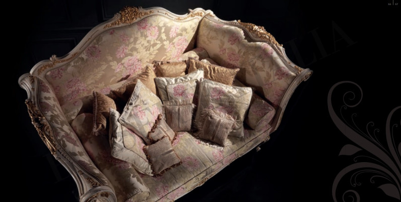 Designer Sofa Möbel Sofas 4 Sitzer Viersitzer Polster Couch Stoff Polster Möbel