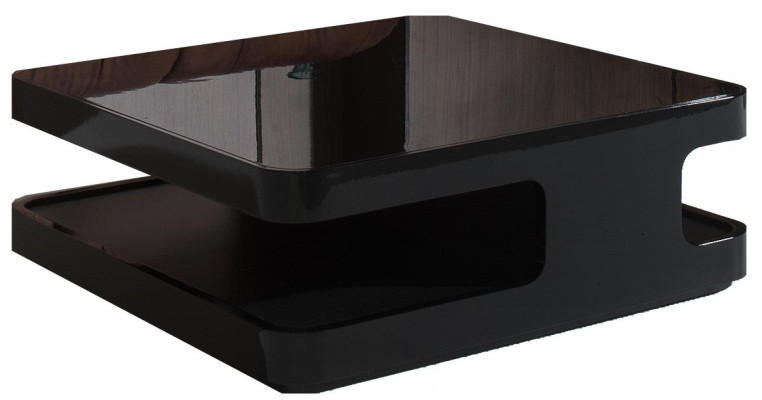 Kaffeetisch Design Couchtisch Holz Glas Tisch Wohnzimmer Couchtische Italien Neu