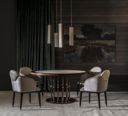 Esstisch 4 x Stühle Esszimmer Set Essgruppe Gruppe Stuhle Tisch Tische 5tlg.