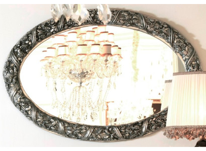 Spiegel Design Wandspiegel 140x90 cm Barock Rokoko Italienische Einrichtung Möbel