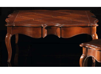 Beistelltisch xxl Echtholz Tisch 112x112cm Möbel Italienische Einrichtung Tische