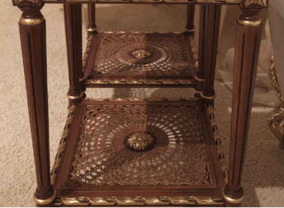 Couchtisch Beistelltisch Barock Rokoko Tisch Echtholz Möbel Tische Italien Neu