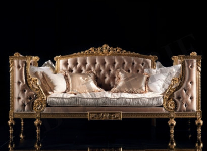 Sofa Dreisitzer Couch Polster Möbel Chesterfield Barock Rokoko Antik Stil Neu