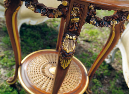 Holztisch Cocktailtisch Beistelltisch Tisch Couchtisch Tische Barock Neu