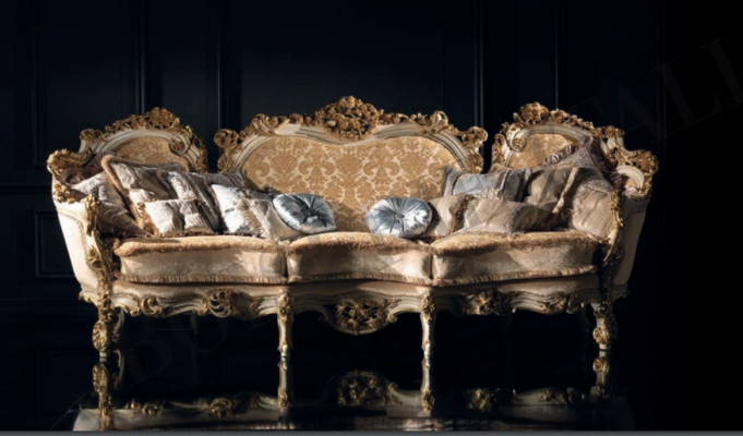 Design Sofa 4er Sitz Sofas Textil Design Italien Möbel 4 Sitzer Couch Polster