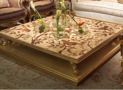 Couchtisch Tisch Beistelltisch Wohnzimmertisch Holz Royal Beistell Barock klasik