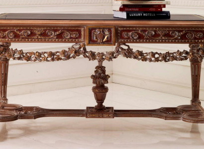 Schreibtisch Möbel Tisch Büro Echtholz Einrichtung Holz Tische Schreibtische Neu