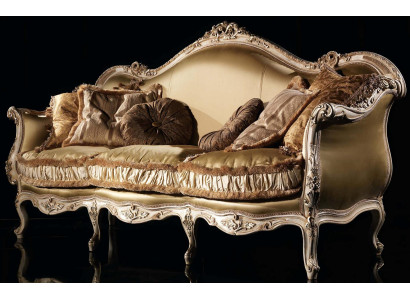 Textil Sofa Couch Polster Sofa 3 Sitzer Couchen Sofas Art déco Dreisitzer Neu