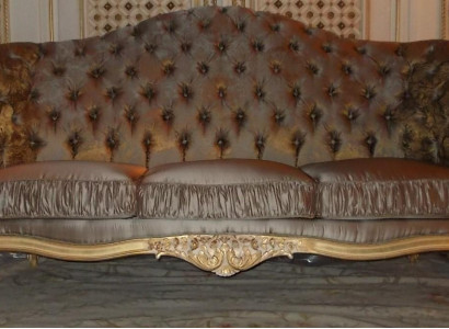 Sofa Couch Design Couchen Polster Textil Italienische Möbel Sitzer Bank 3 Sitzer