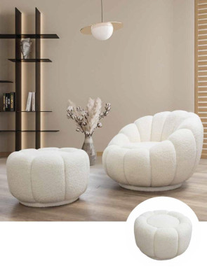 Luxus Sessel Club Fernseh Textil Einrichtung Möbel Lounge Relax Stuhl