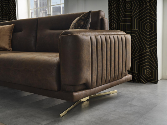 Wohnzimmer Sofagarnitur 431 Sitzer Sofa Couch Polster Garnitur Sofas