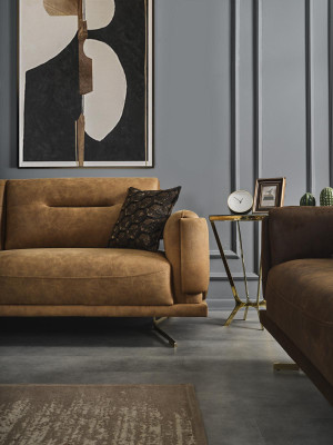 Wohnzimmer Sofa 3 Sitzer Textil Polster Dreisitzer Couch Italienische Möbel