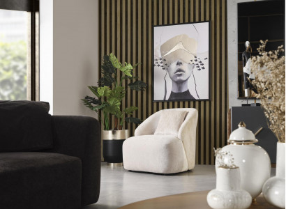 Sessel 1 Sitz Stoff Luxus Wohnzimmer Lounge Club Holz Sessel Einsitzer