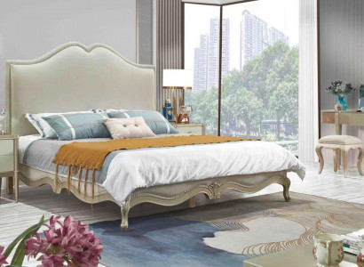 Bettrahmen Doppel Bettgestell Luxus Bett Holz Betten Beige Doppelbetten Hotel