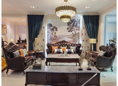 Luxus Sofagarnitur 3+1 Sitzer Garnitur Sessel Sofas Sitz Wohnzimmer