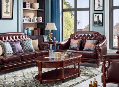 Sofagarnitur 3+2+1 Sitzer Set Design Sofa Polster Couchen Klassisch