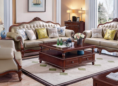 Sofagarnitur 3+2+1 Sitzer Set Design Sofas Polster Couchen Moderne