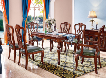 Tisch Esstisch Design Möbel Esszimmer Holztisch Luxus Landhaus Stil