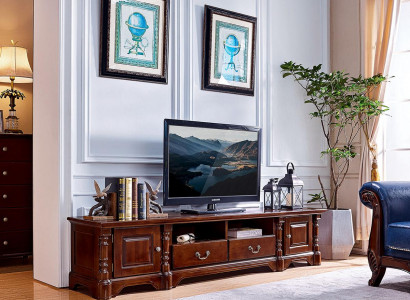 Lowboard Schrank rtv Wohnzimmer tv Holz Möbel Schrank Klassisch