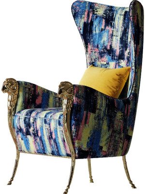 Luxus Sessel Couch Einsitzer Möbel Hotel Empfang Einrichtung Kanzlei