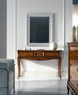 Konsolen Nachttisch Schlafzimmer Beistelltisch Modern Design Möbel Holz braun