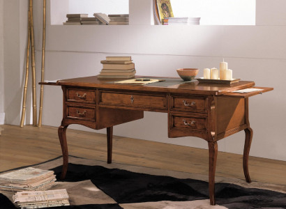 Tische Massivholz Tisch Sekretär Italienische Antiker Schreibtisch Englischer