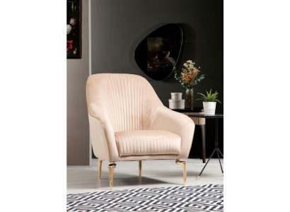 Sessel Einsitzer Luxus  Polster Sitz Designer Textil Sitz Stoff Modern