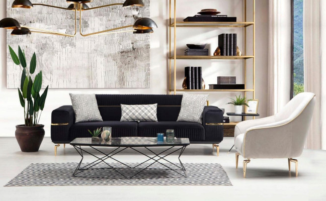 Sessel Einsitzer Luxus  Polster Sitz Designer Textil Sitz Stoff Modern