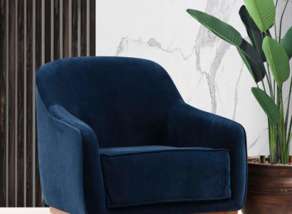 Luxus Sessel Sitzer Wohnzimmer 1 Sitz Stoff Polyester Stil Modern Design Neu