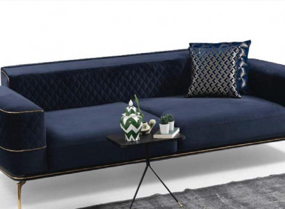 Dreisitzer Sofa 3 Sitzer Couches Sofas Luxus Gepolsterte Couch Stoff Modern Neu