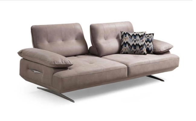 Italienische Stil Möbel Dreisitzer Couch Polster Sofa Luxus Couchen Textil Stoff