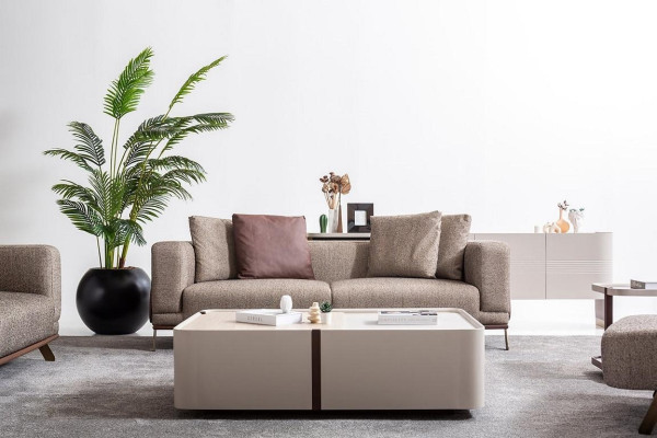 Luxus Sofa 4 Sitzer Sofas Modern Polstersofas Textil Designer Couch Neu