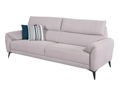  Weißes Polstersofa Designer Couchen Stoffsofas Wohnzimmer Sitzmöbel