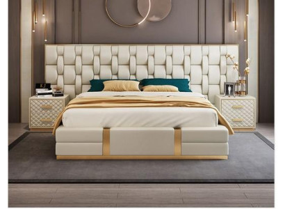 Luxus Schlafzimmer Set Komplettes Zimmer Möbel Bett Nachttisch Einrichtung