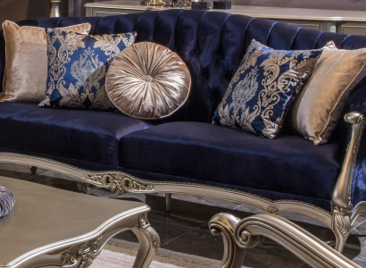 Polster Designer Möbel Dreisitzer Sofa 3 Sitzer Sofas Textil Couchen Neu