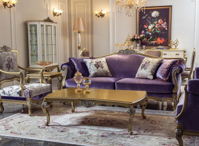 Luxus Sofagarnitur 3+2+1Sitzer Couchtisch Sofas Sessel Stoff Couch 4tlg.