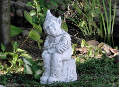 Zwerg Statue Statuen Skulpturen Figur Karikatur Dekoration Garten Terrasse