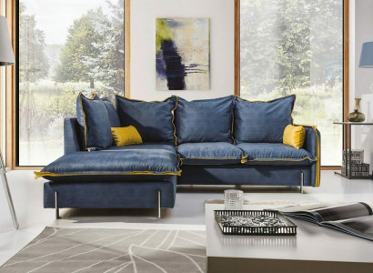 Wunderschöne Design Ecksofa Couch Polster Hochwertige Sofa Eck Eccke