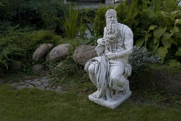 Wassermann Figur Statue Garten Dekoration Poseidon Gott Figuren