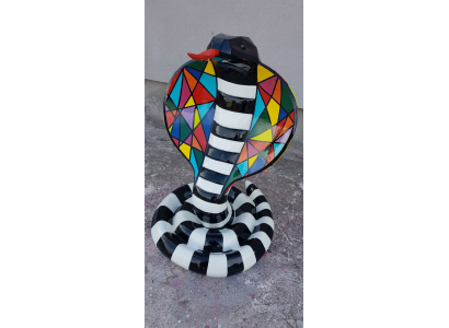 Designer Abstrakte Moderne Figur Kobra Schlange Garten Skulpturen Dekoration