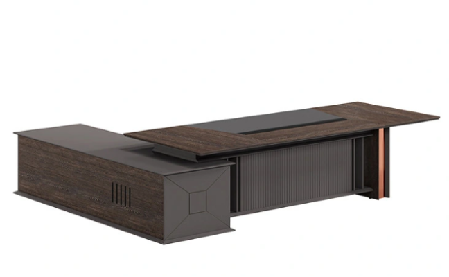 Eckschreibtisch Büro Einrichtung Chef Zimmer Möbel Design Schreibtische